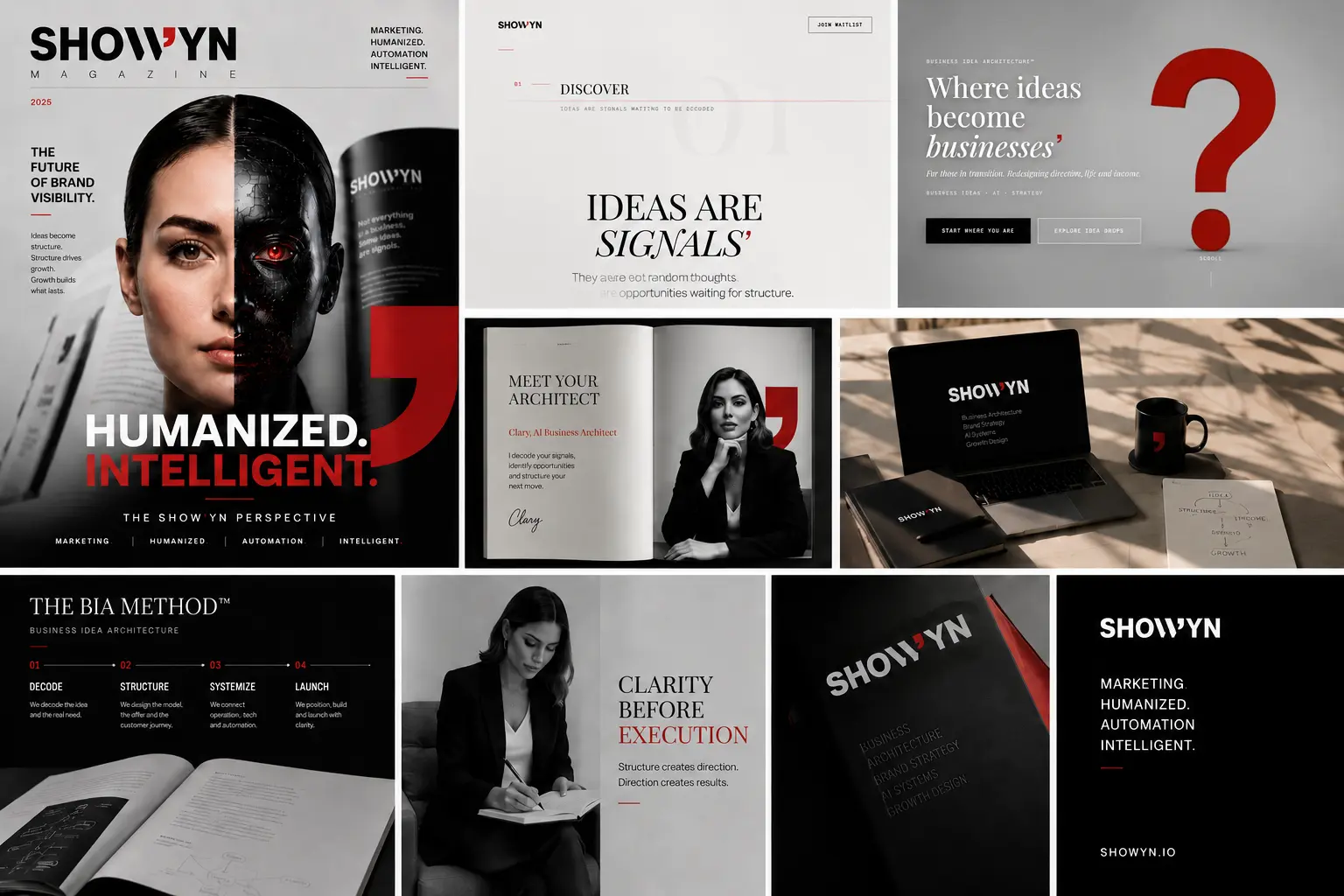 SHOW’YN brand and business architecture portfolio